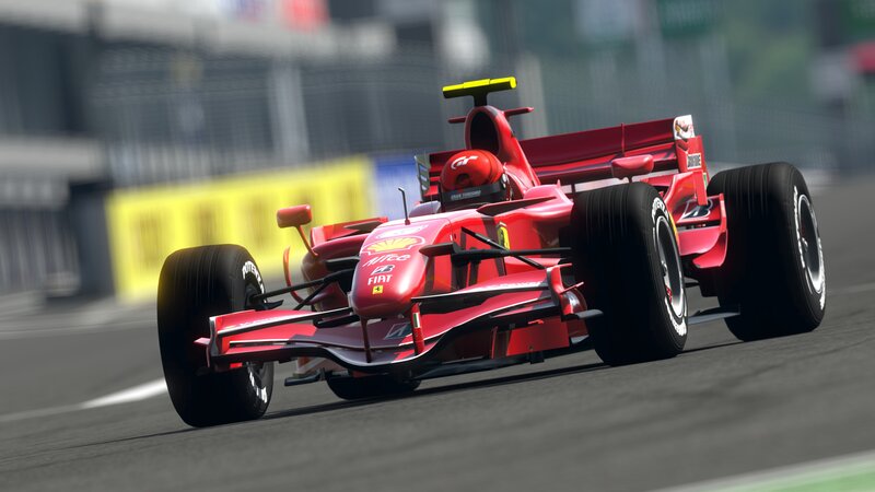 Red Formula One Car — Dynamic, Afternoon, 3d Render, Driver