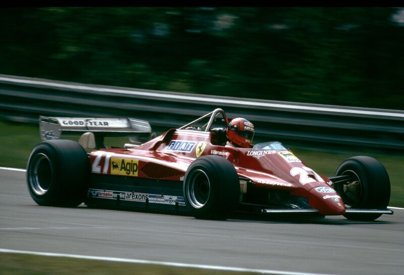 Red Formula One Car — Dynamic, Afternoon, Photograph, Driver, Race Track, Trees