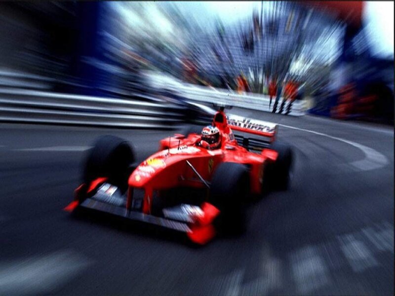 Red Formula One Car — Dynamic, Photograph, Driver, Racetrack