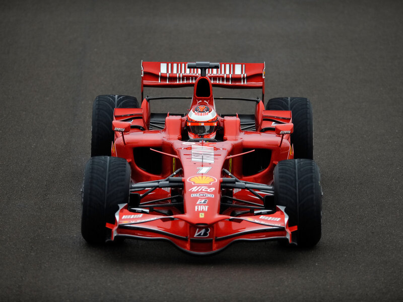 Red Formula One Car — Dynamic, Photograph, Driver, Racing Tire