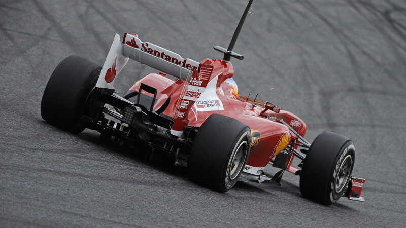 Red Formula One Car — Dynamic, Photograph, Driver, Tire