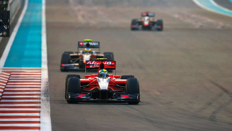 Red Formula One Car — Dynamic, Photograph, Racing Cars