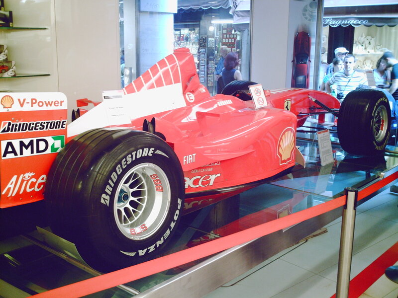 Red Formula One Car — Neutral, Afternoon