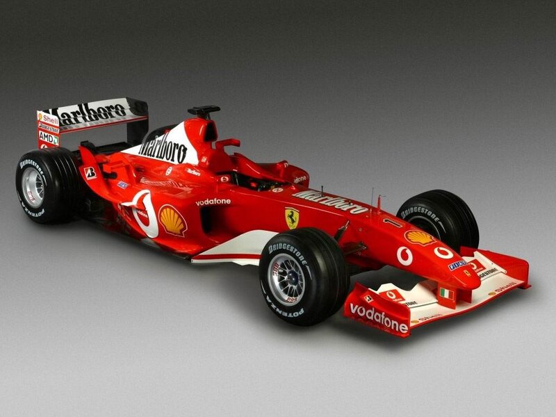 Red Formula One Car — Neutral, Photograph, Marlboro