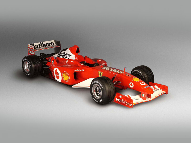 Red Formula One Car — Neutral, Photograph, Marlboro, Vodafone