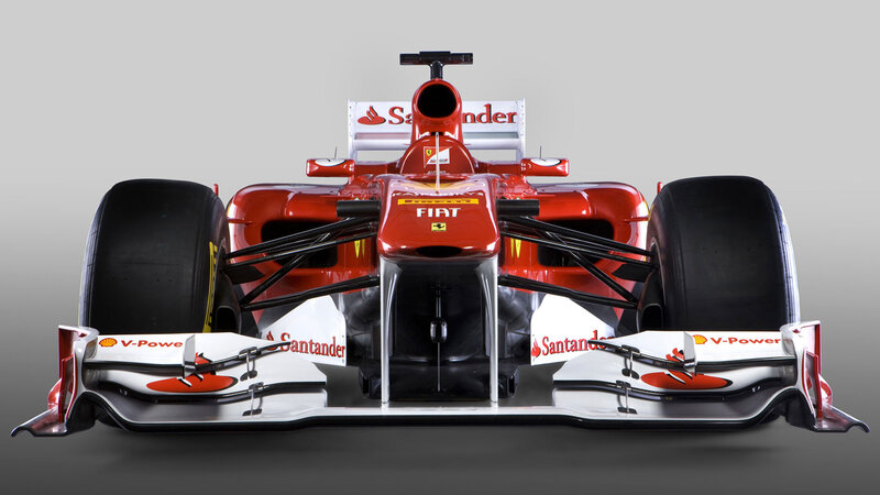 Red Formula One Car — Neutral, Photograph, Santander, Fiat, V-power