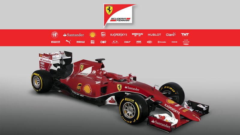 Red Formula One Car — Professional, 3d Render, Sponsors, Wheels