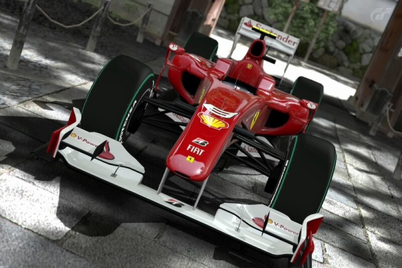 Red Formula One Car — Static