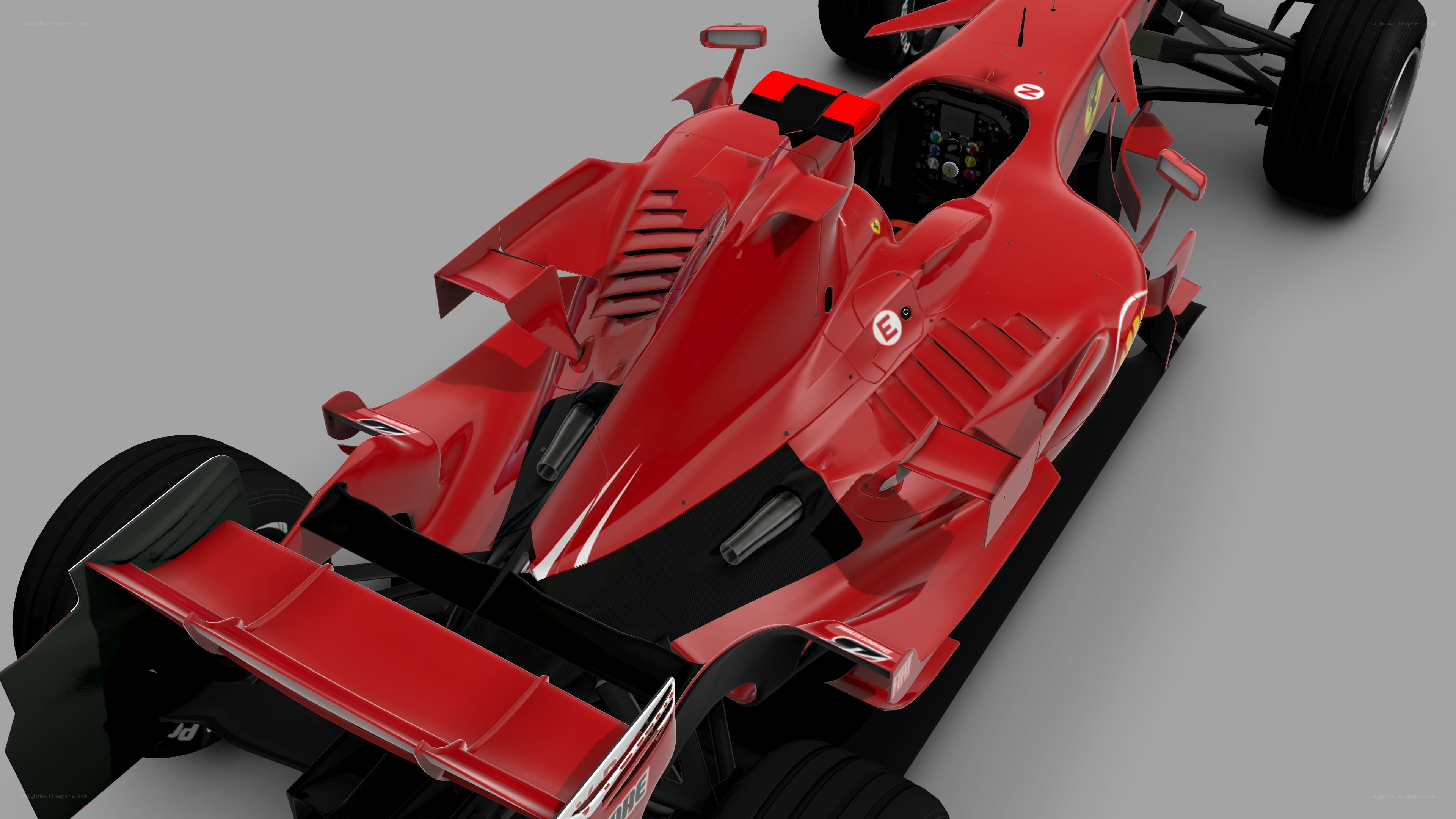 red formula one car
