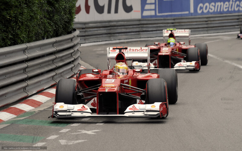 Red Formula One Cars — Dynamic, Photograph