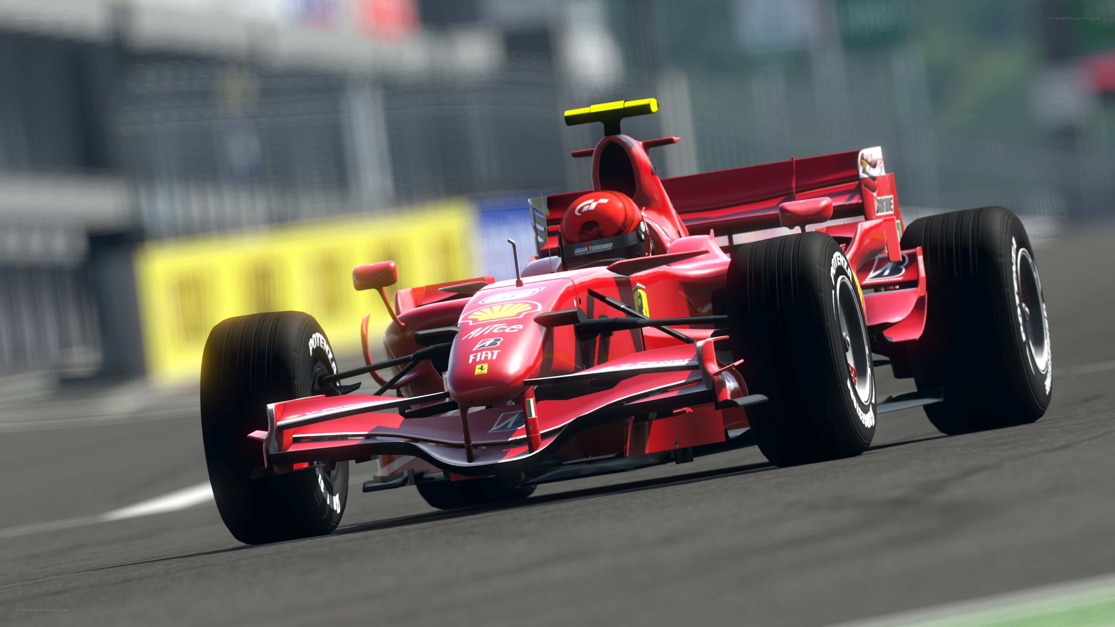 red formula one race car