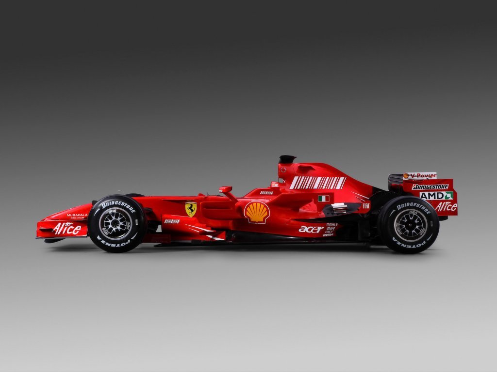 red formula one race car