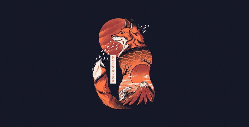 Red Fox Illustration