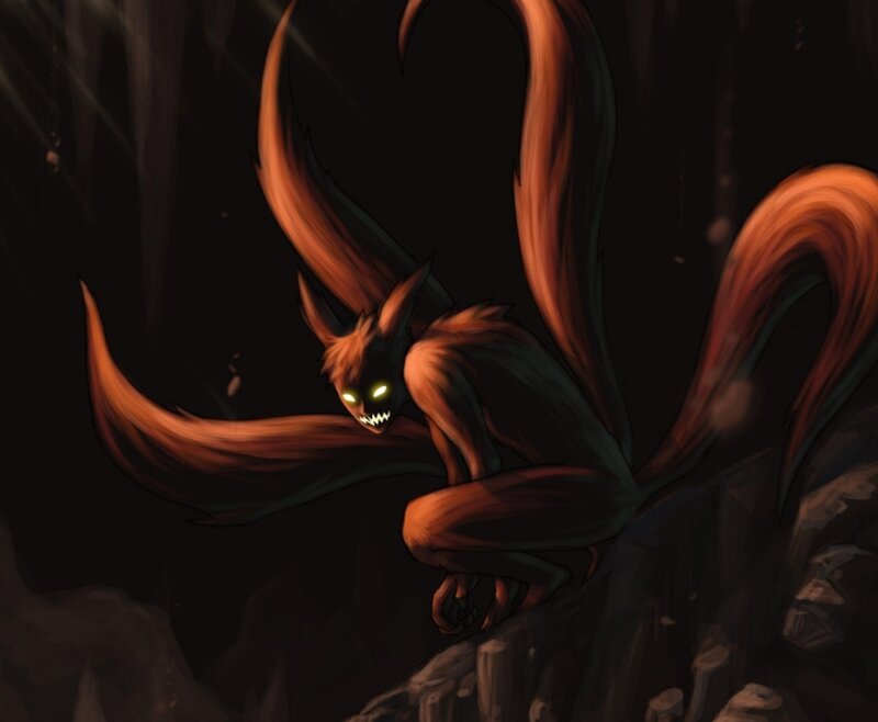 Red Fox-like Creature — Black