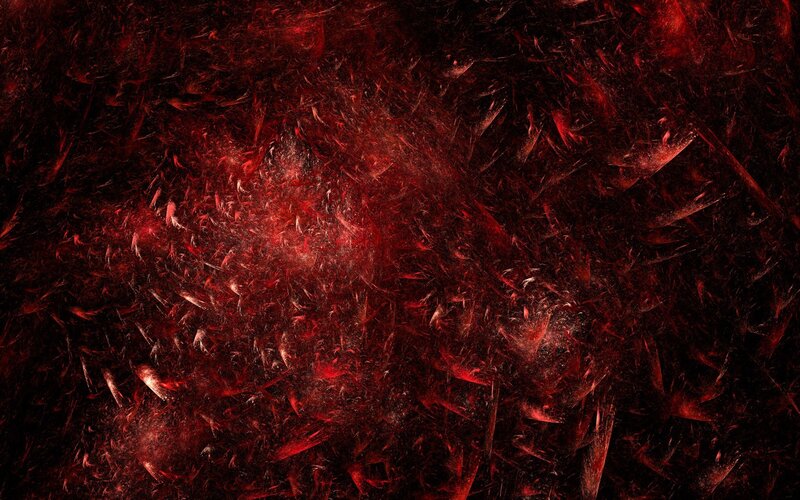 Red fractal abstract background