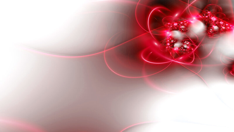 red fractal abstract design
