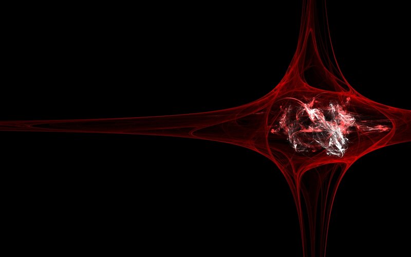 Red fractal energy burst