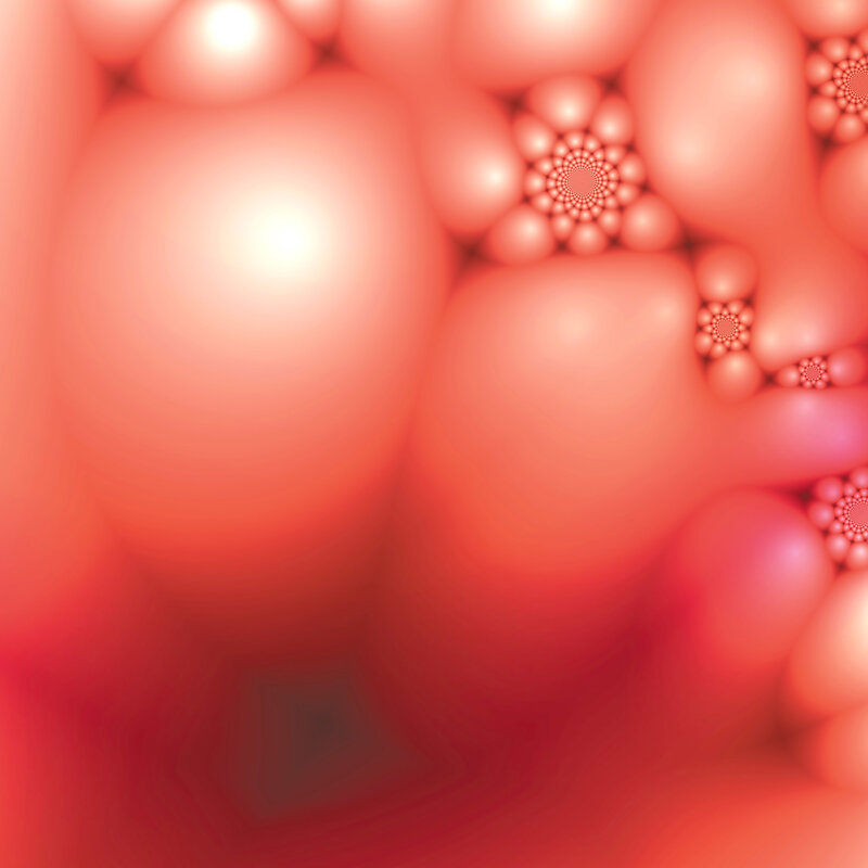 Red fractal pattern