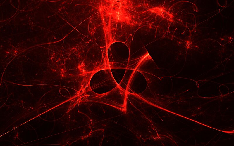 Red Fractal Patterns — Energetic