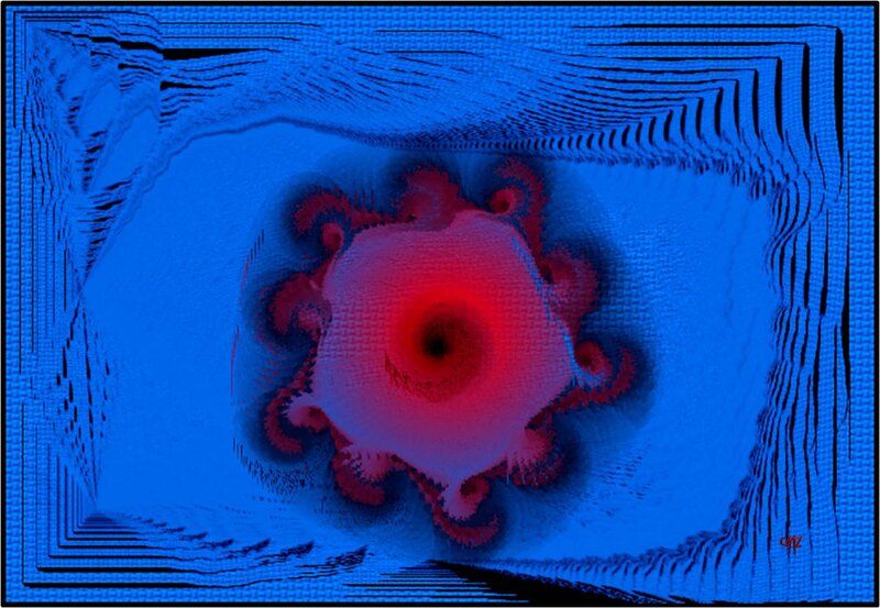 Red Fractal Shape