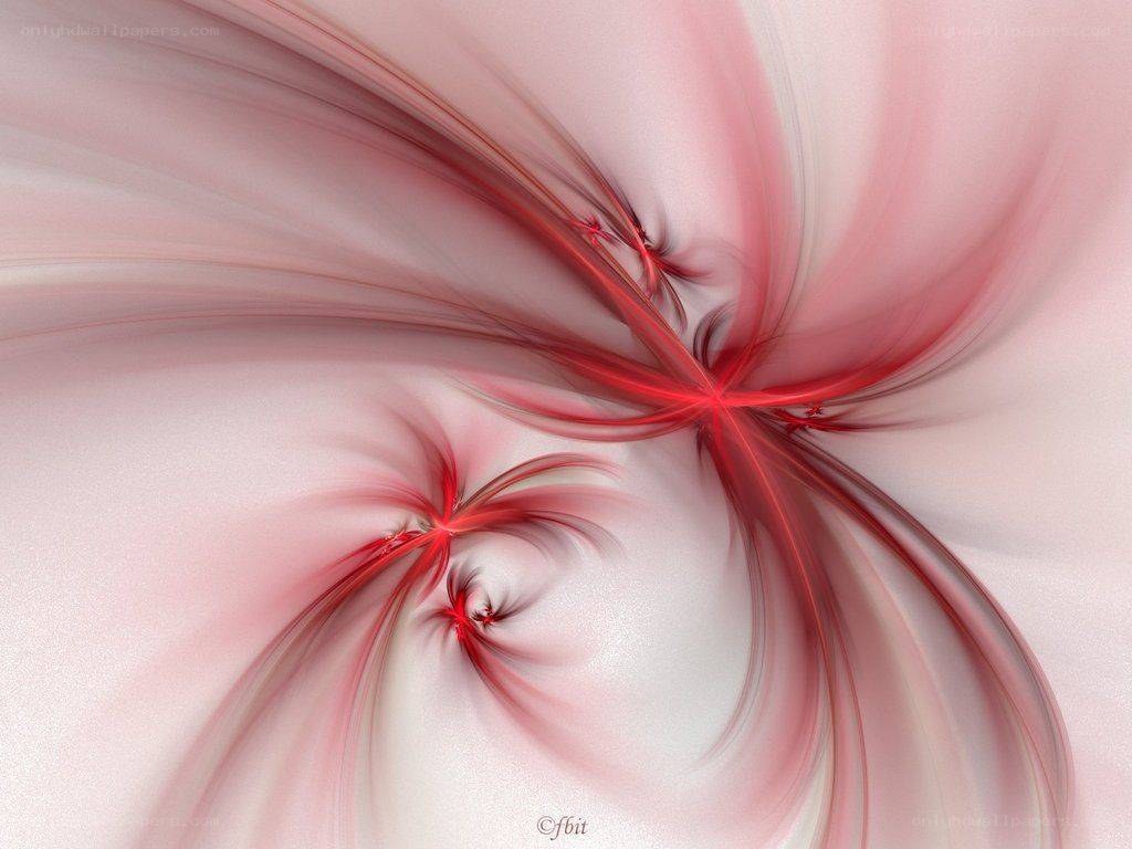 Red fractal spiral pattern