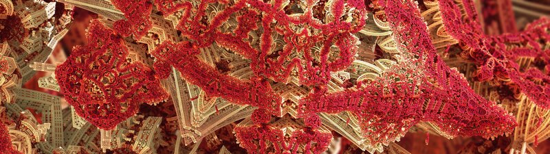 Red Fractal Structures