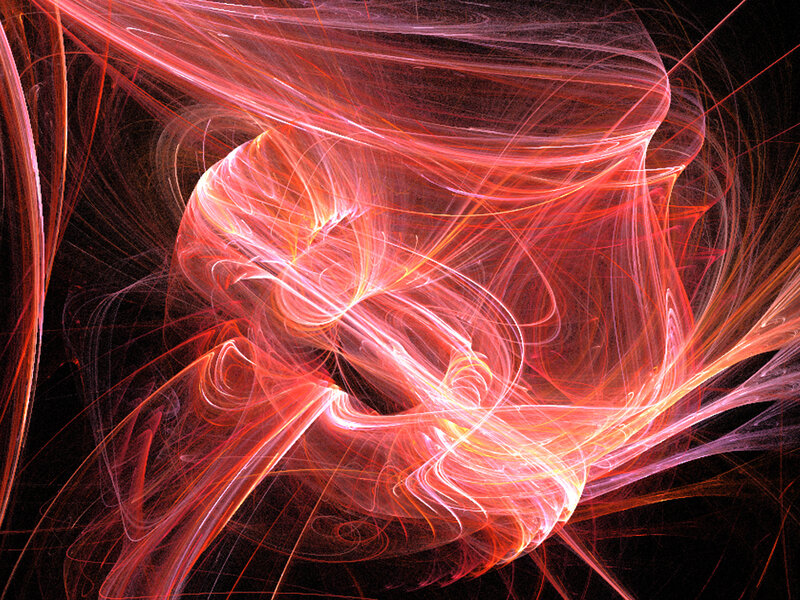 Red Fractal Swirls — Dynamic