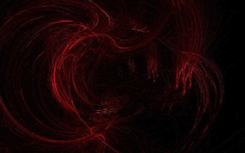 Red Fractal Swirls