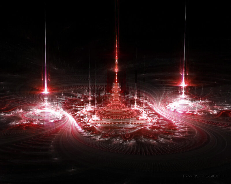 Red Fractal Transmission
