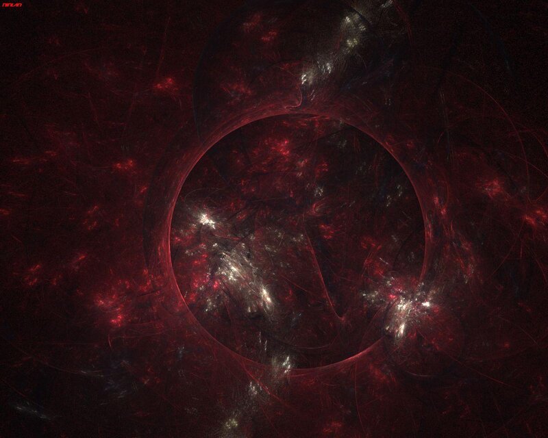 Red fractal vortex