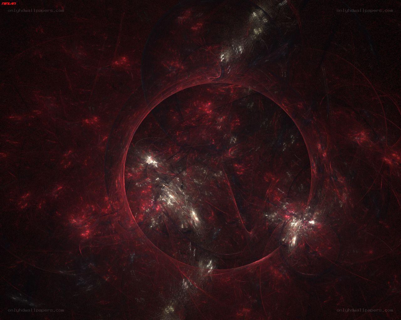 Red fractal vortex