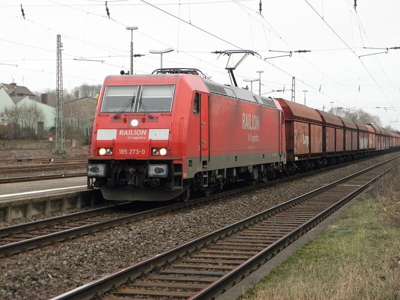 Red Freight Train — Industrial