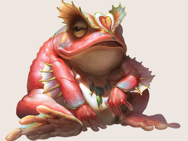 Red Frog Creature