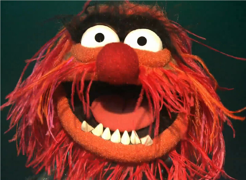 Red Furry Puppet