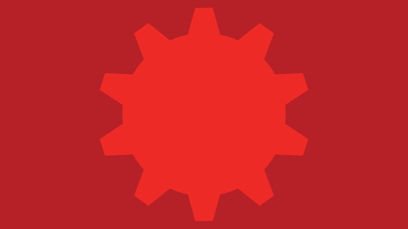 red gear icon