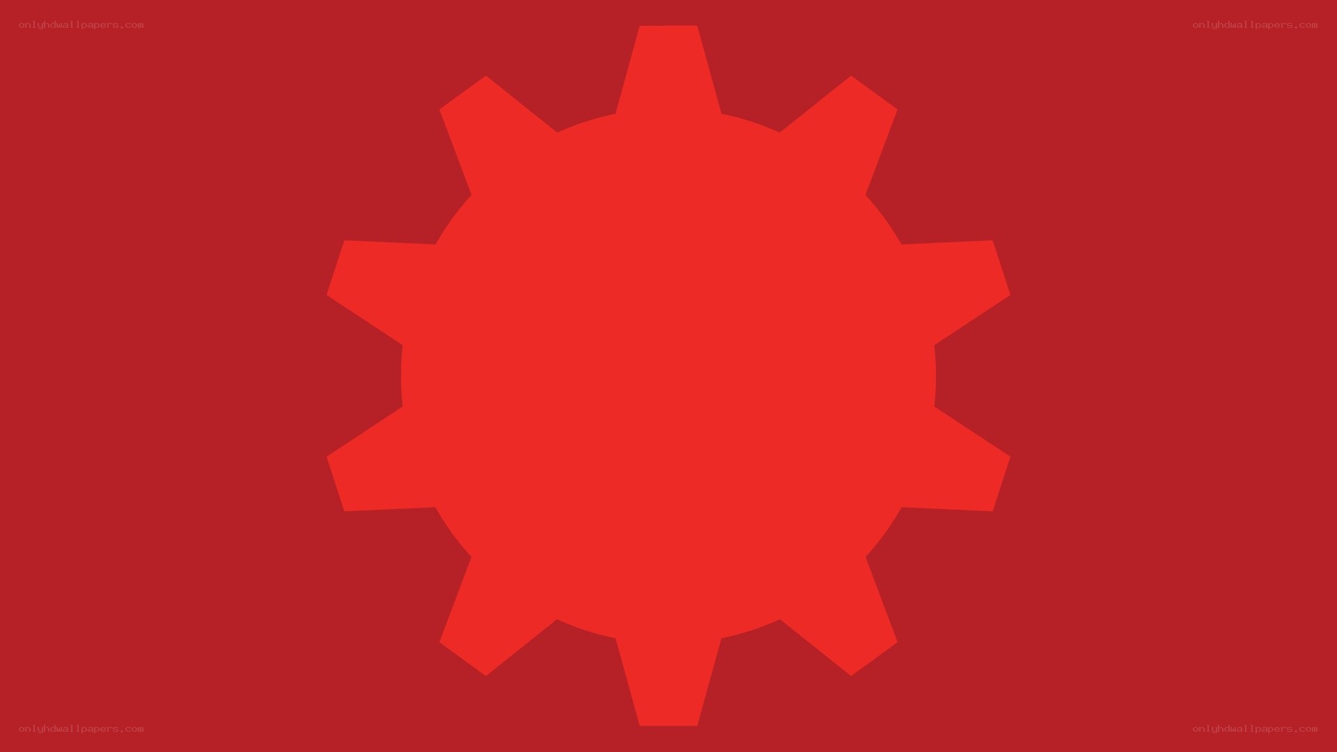 red gear icon