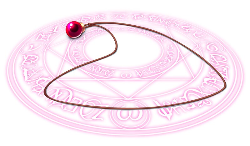 Red Gem on Cord