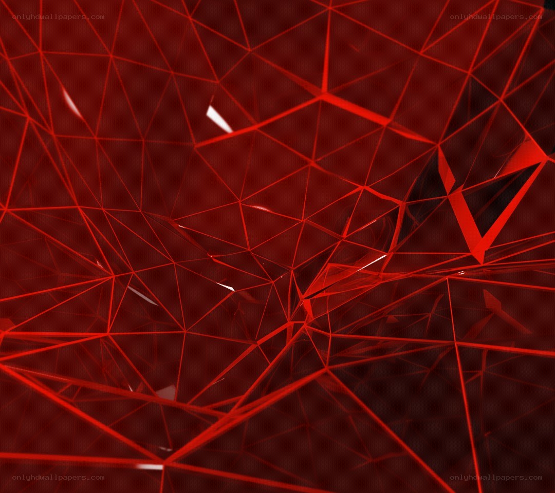Red geometric abstract pattern