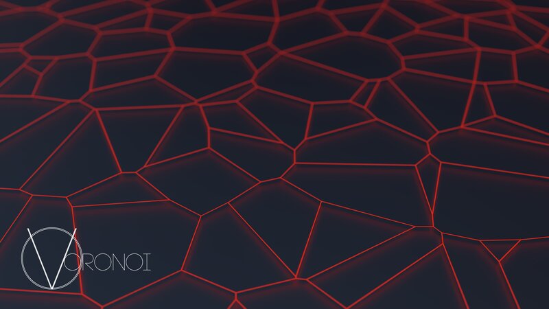 Red Geometric Pattern — Abstract, Digital Art