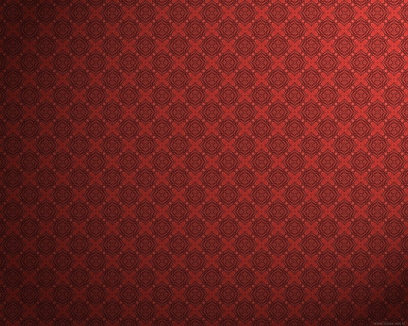 Red Geometric Pattern — Symmetrical