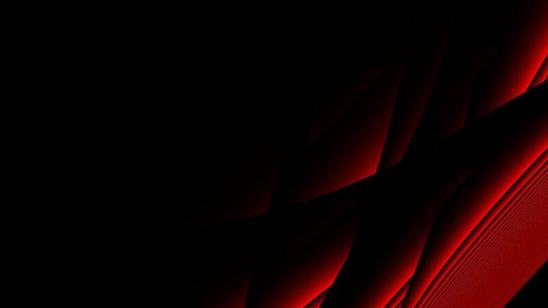 Red Geometric Shapes — Black