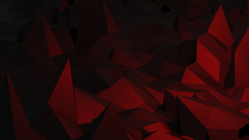 Red Geometric Shapes — Dark