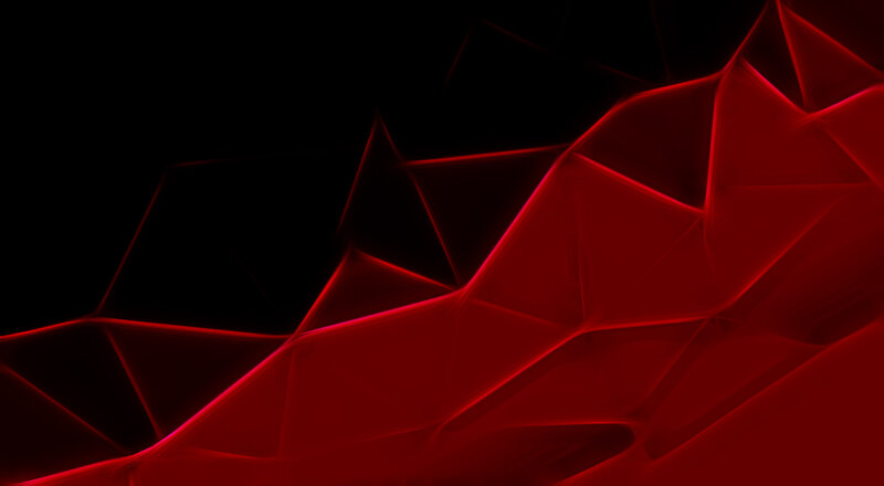 Red Geometric Shapes — Dramatic