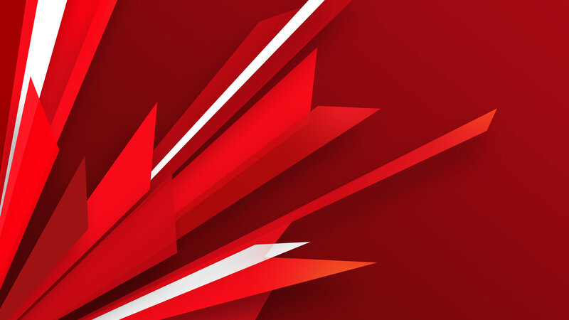 Red Geometric Shapes — Dynamic