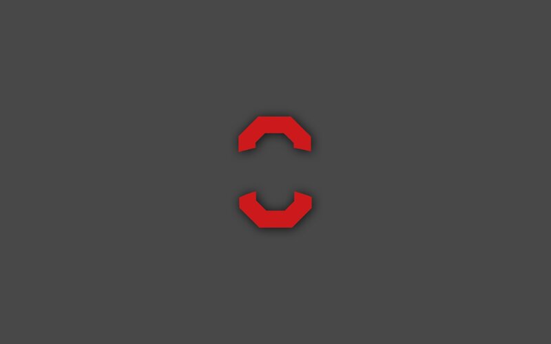 Red Geometric Shapes — Neutral