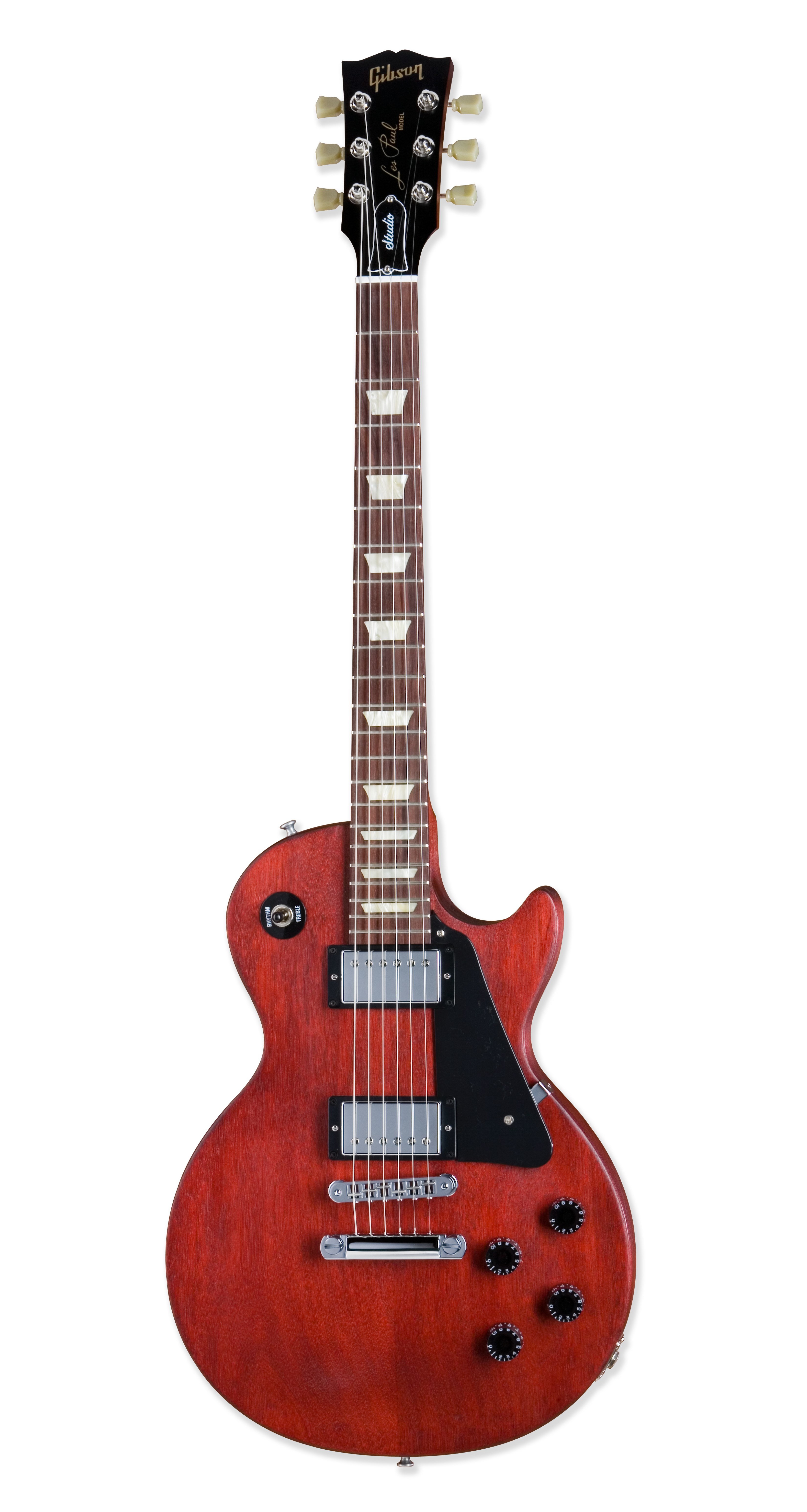 Red Gibson Les Paul guitar