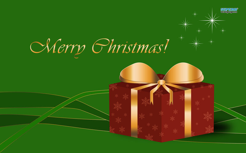 Red Gift Box — Green