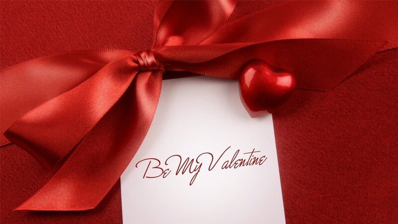 Red Gift Box with Ribbon — Romantic
