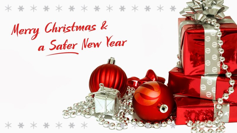 Red Gift Boxes and Ornaments — Festive, Winter