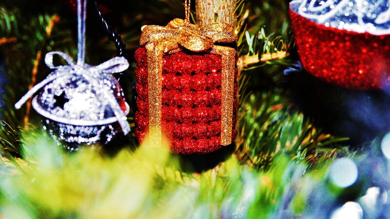 Red Gift Ornament